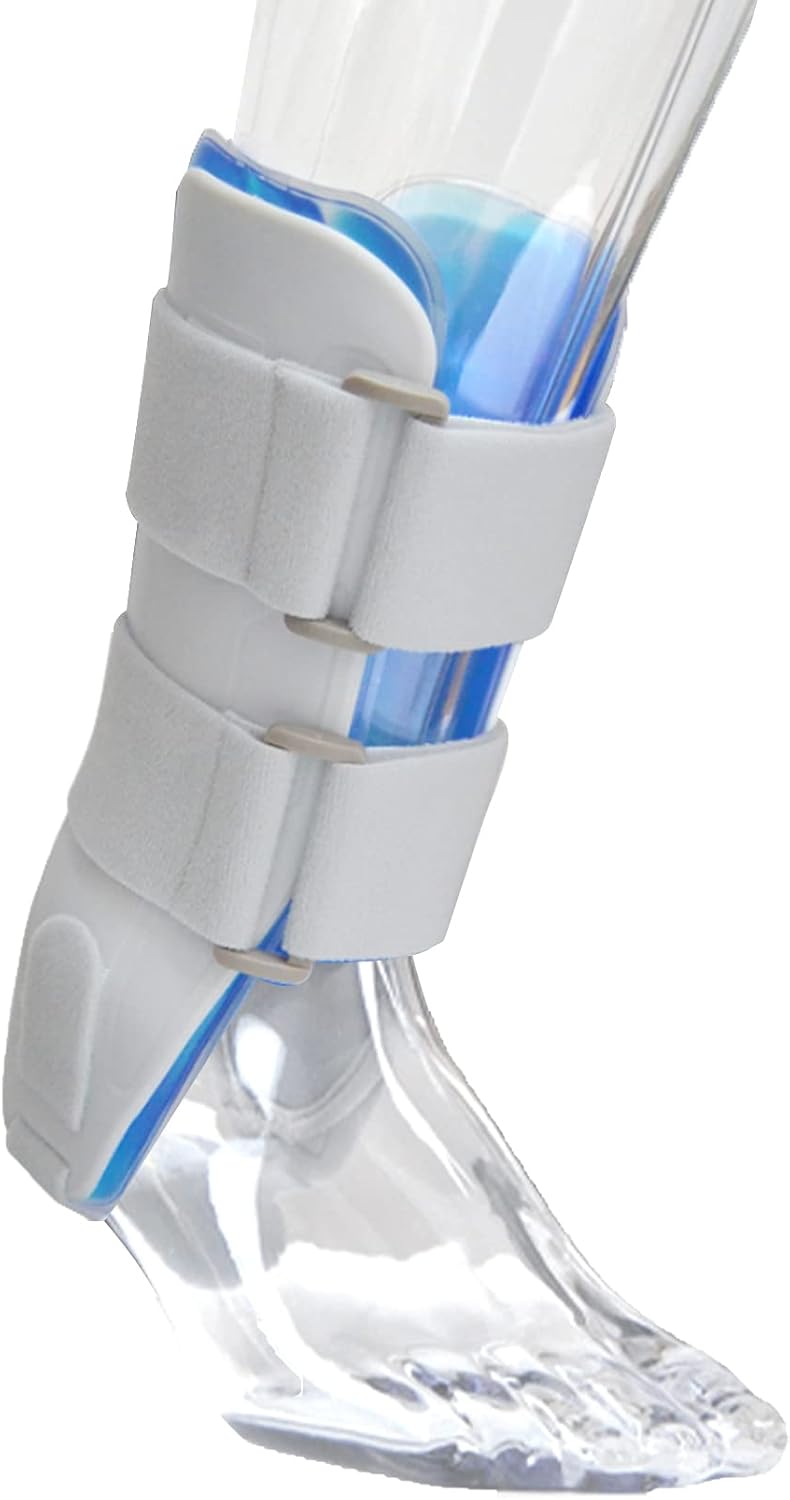 Ankle Support Adjustable Ankle Brace for Strains Post-op Cast Support and Injury Protection Ankle Sprain Support for Men and Women ​wear Over Compression Socks or Sleeves