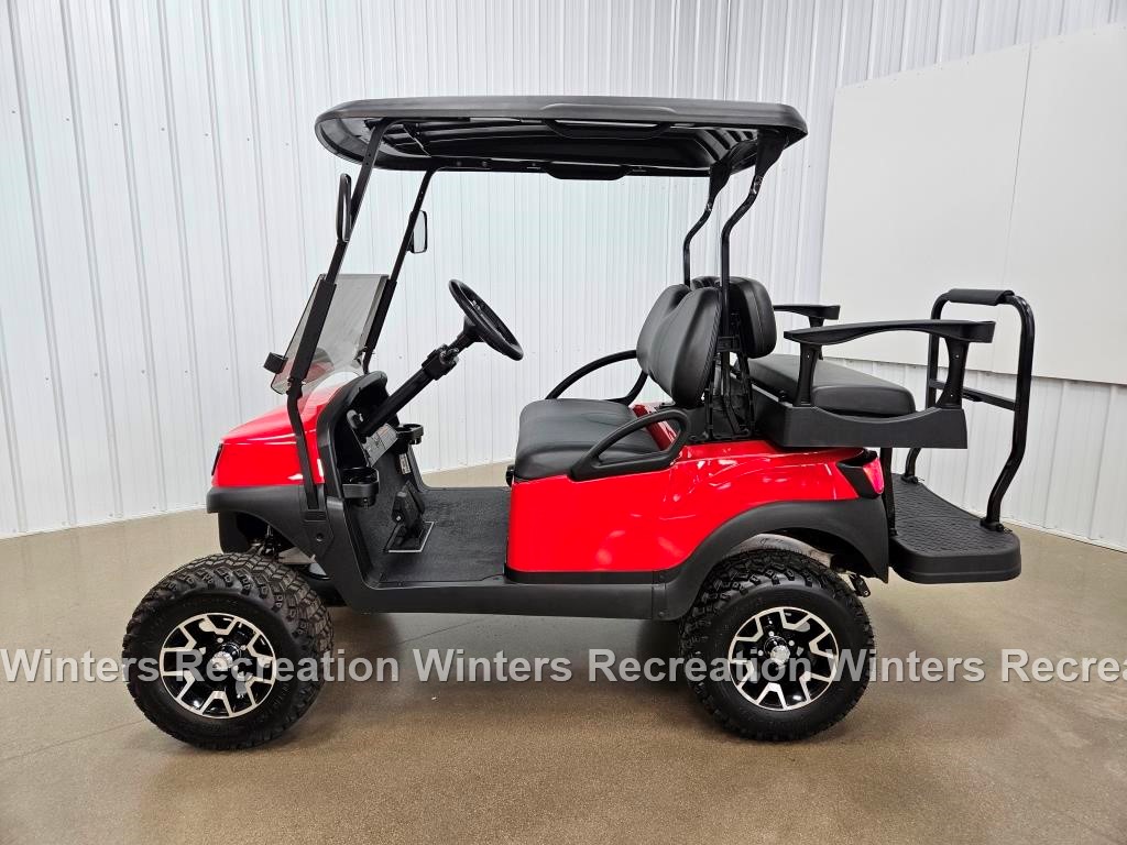 2020 Club Car Tempo Electric DELUXE STREET READY Golf Cart, Rally Red