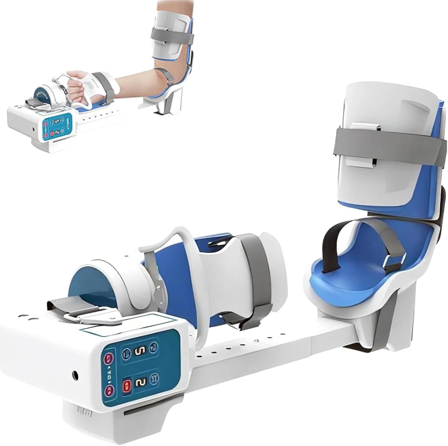 Elbow and Wrist Joint Brace Exerciser - 120° Rotation, 9-Level Strength & 3-Level Speed Adjustment, Ideal for Hemiplegia Recovery & Joint Support