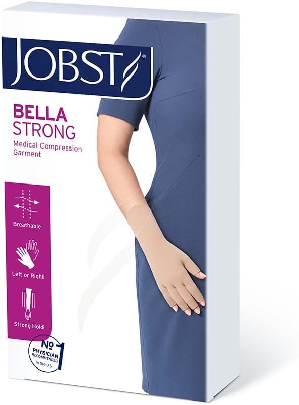 JOBST Bella Strong Compression Gloves, 20-30 mmHg, Glove - Choose Your Size & Color