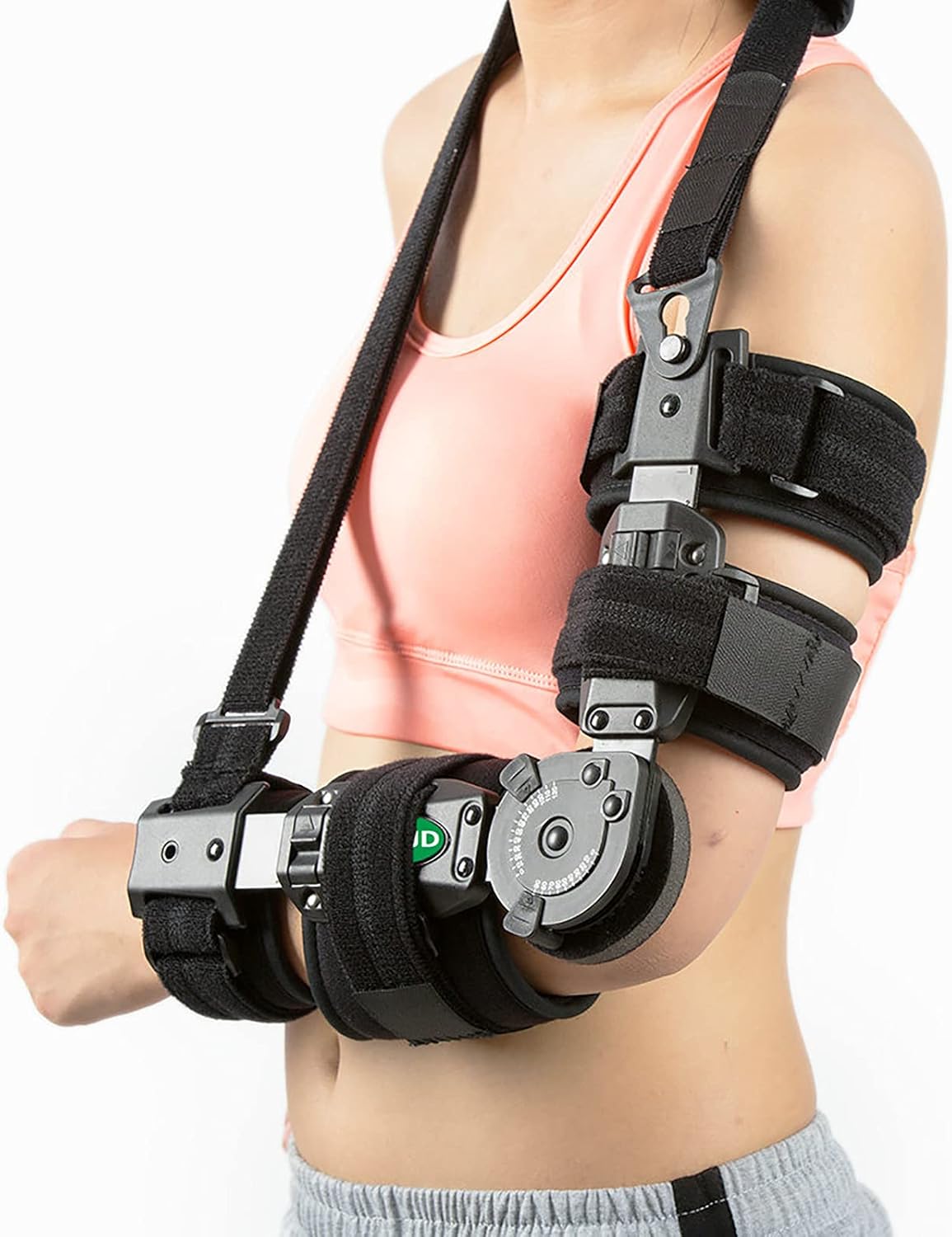 Health Care Medical Arm Brace Angle Adjustable Hinge Elbow Support Brace for Forearm Fracture