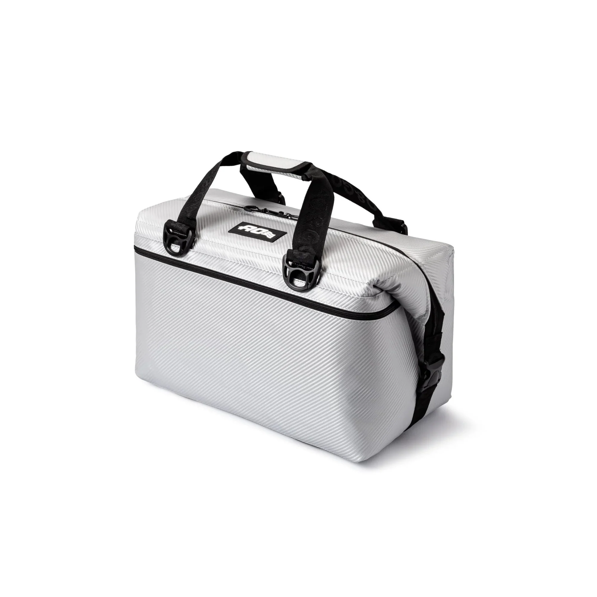 AO Coolers Carbon Series Soft Cooler  Leak-Proof and Durable (Silver)
