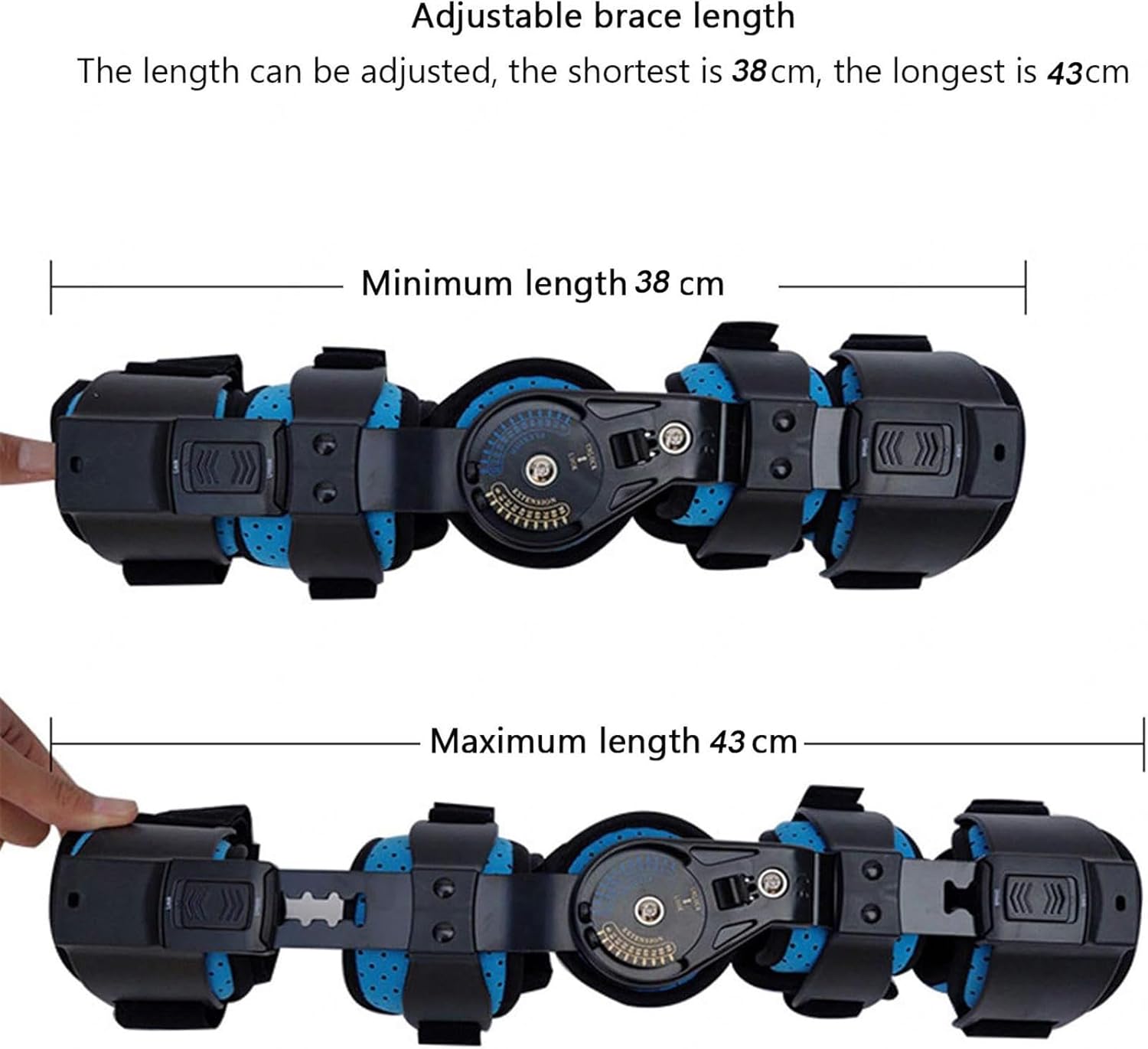 Adjustable Post-Operative Hinged Elbow Brace ROM Unisex,with Sling Stabilizer Splint,Arm Injury Recovery Support, Support After Surgery Dislocated,Tendon Repairs,Left (Right