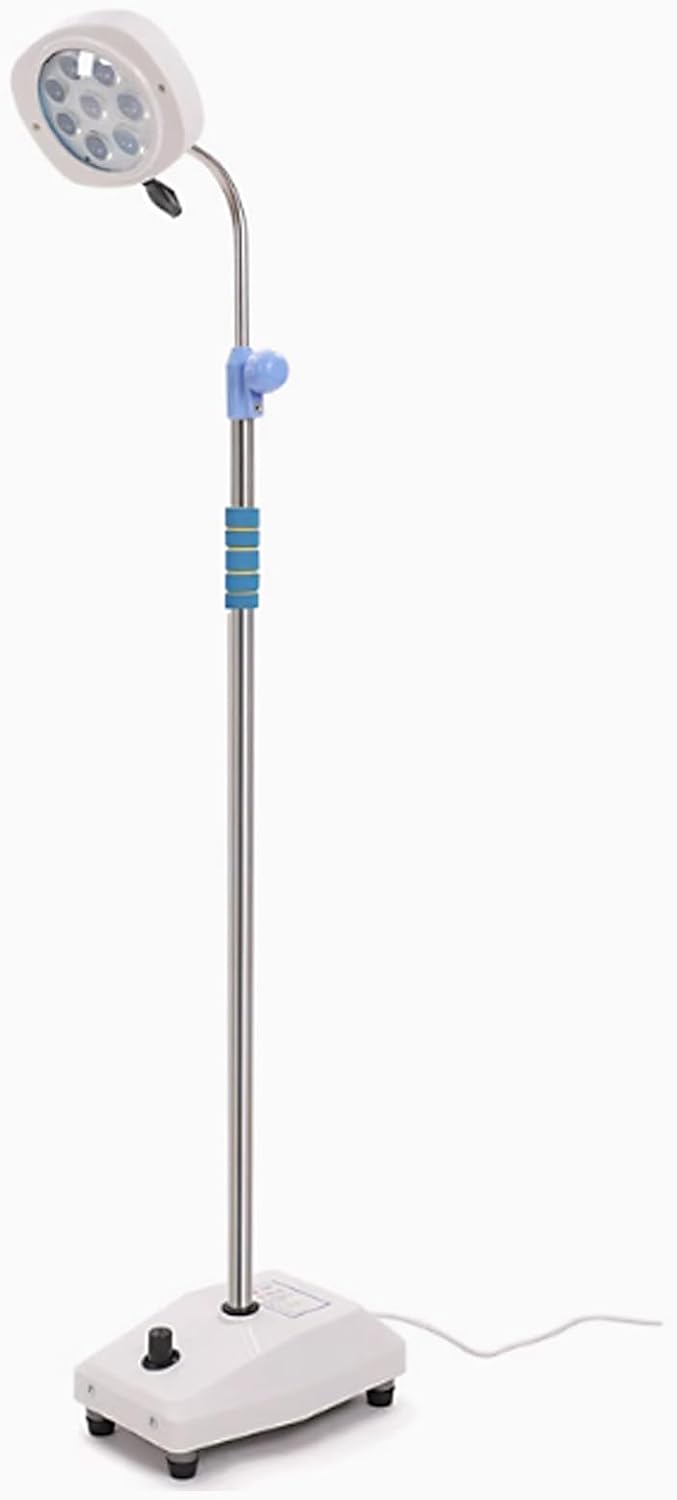 Floor Stand Type Lamp, Dental Light, Eight-Hole LED Medical Exam Lamp, Adjustable Height for Outpatient Clinic, Beauty Salon