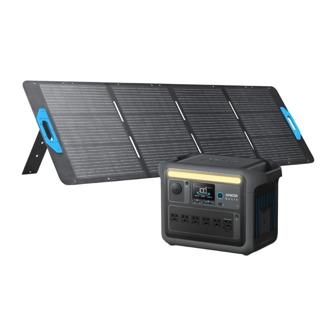 Anker SOLIX C1000X Solar Generator + 200W Solar Panel