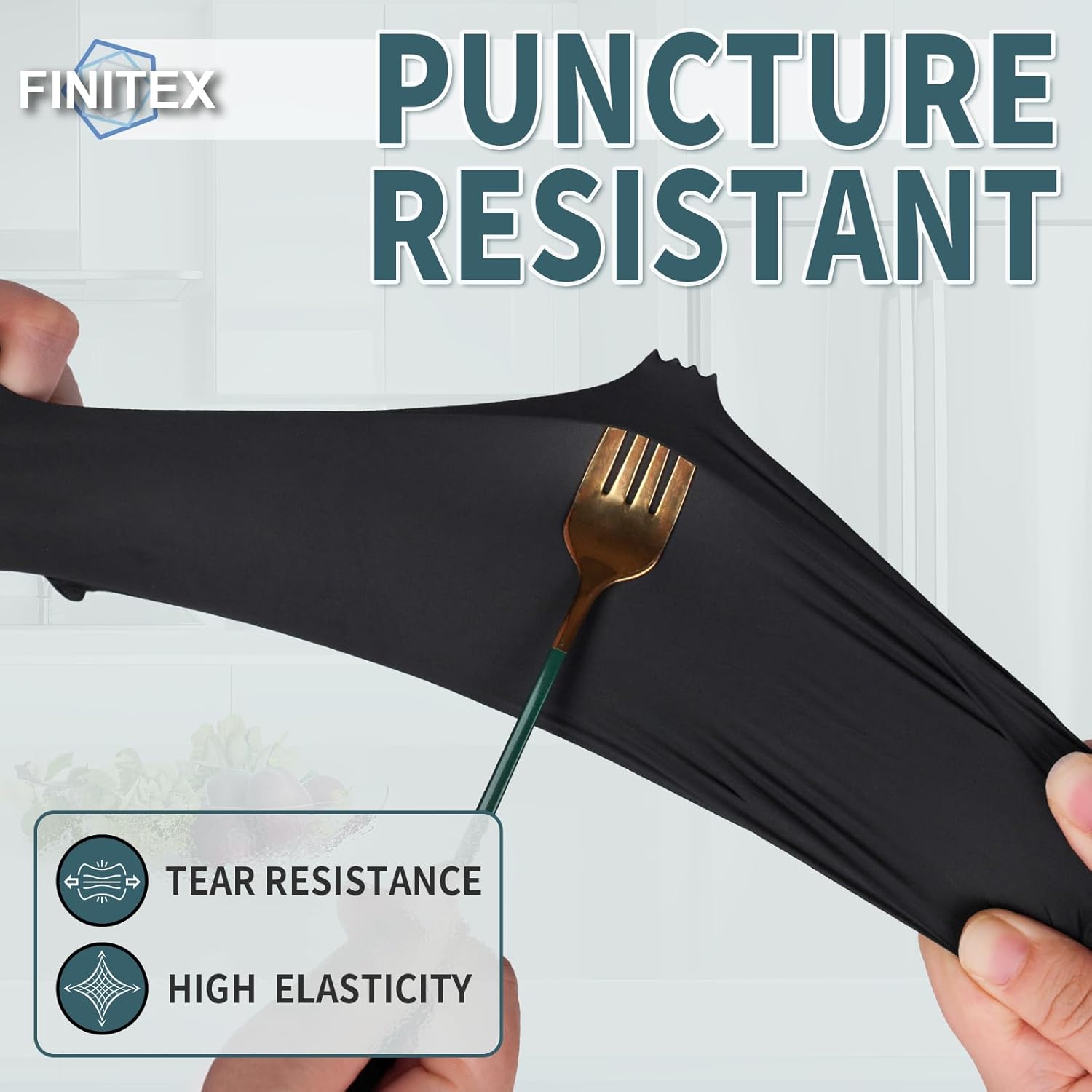 FINITEX Black Nitrile Disposable Medical Exam Gloves 5 mil Powder-free Latex-Free 1000 PCS Examination Glove