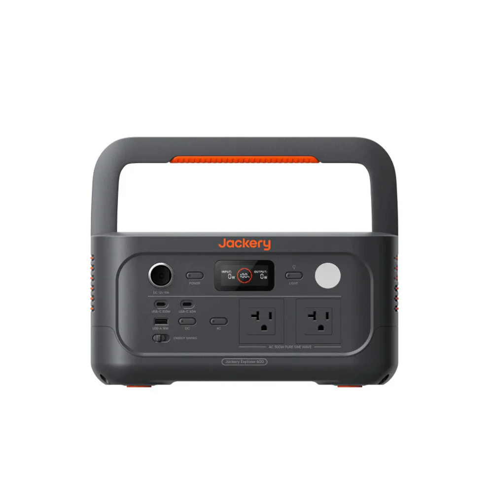 Jackery Explorer 600 v2 Portable Power Station for Outdoor & Home (640 Wh/500W)