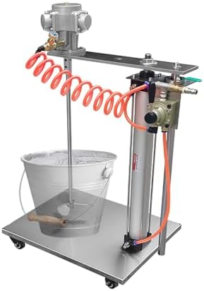 25 Gallon Portable Stainless Steel Mortar Mixer with Wheels – Ideal for Mixing Mud, Cement, Paint & Fodder – Heavy-Duty, Easy to Use, and Versatile Construction Tool