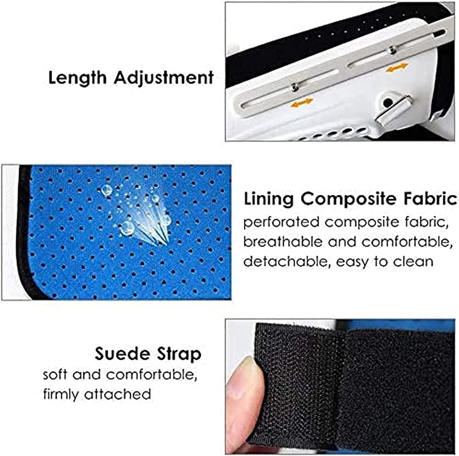 HUANGJUN Adjustable Leg Stabilizer Full Leg Stabilizer Knee Orthosis Splint Hinged Knee Foot Ankle Support Brace Knee Support Orthosis Immobilize 22.7.27