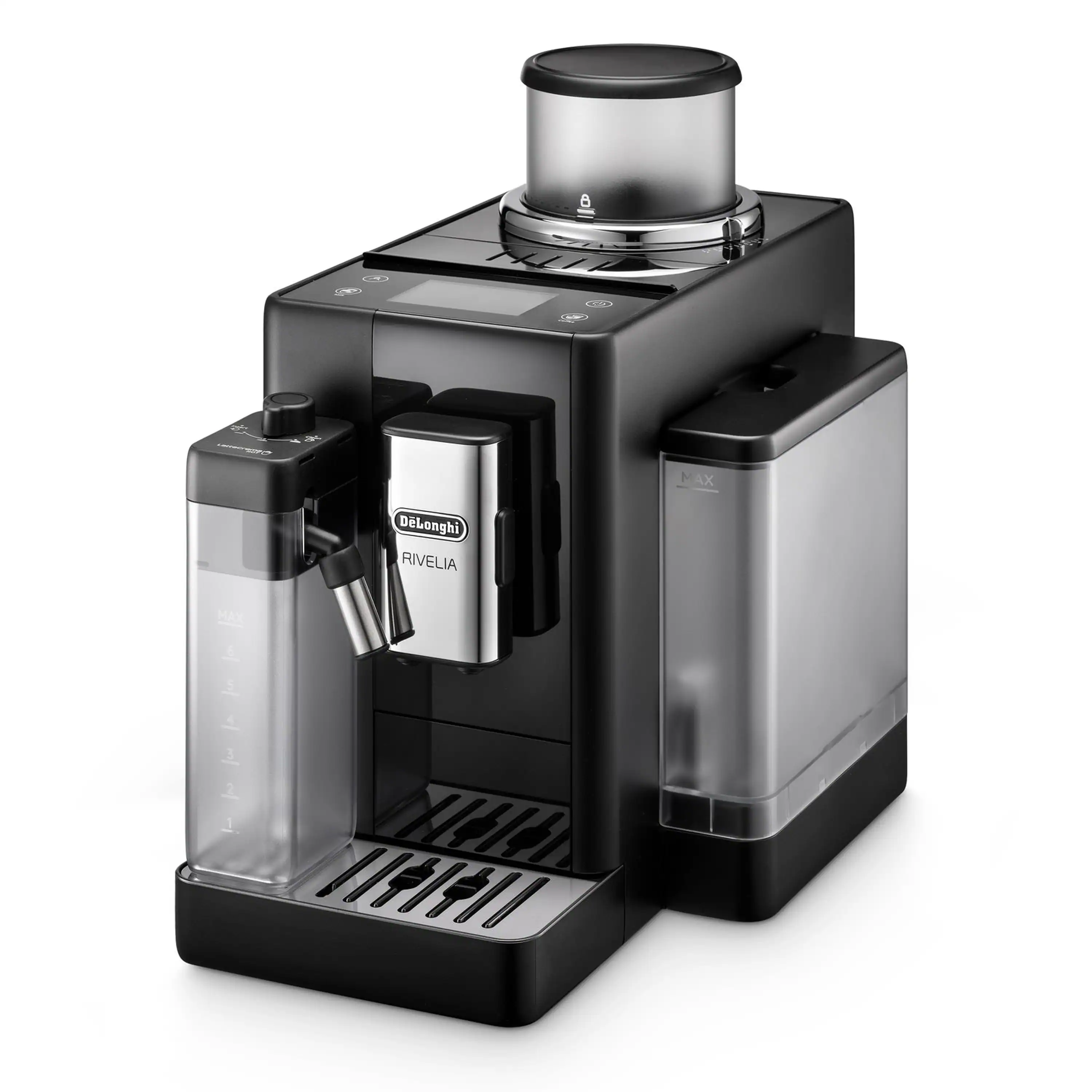 De'Longhi Rivelia Fully Automatic Espresso Machine in Black (EXAM44055B)