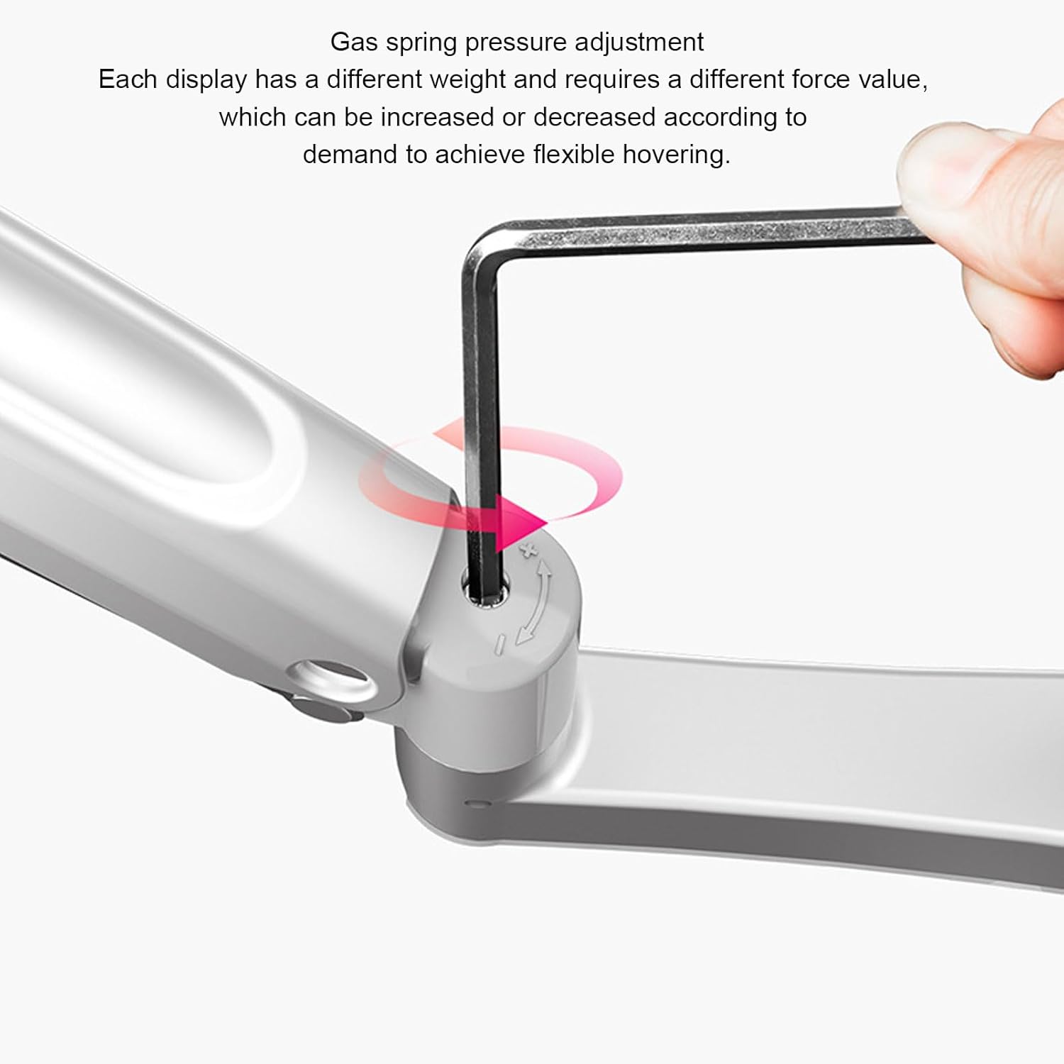 Single Display Mount 17-30 Inch Aluminum Computer Arm Adjustable Stand 9KG Support Gaming Work 75/100mm 360° Rotation