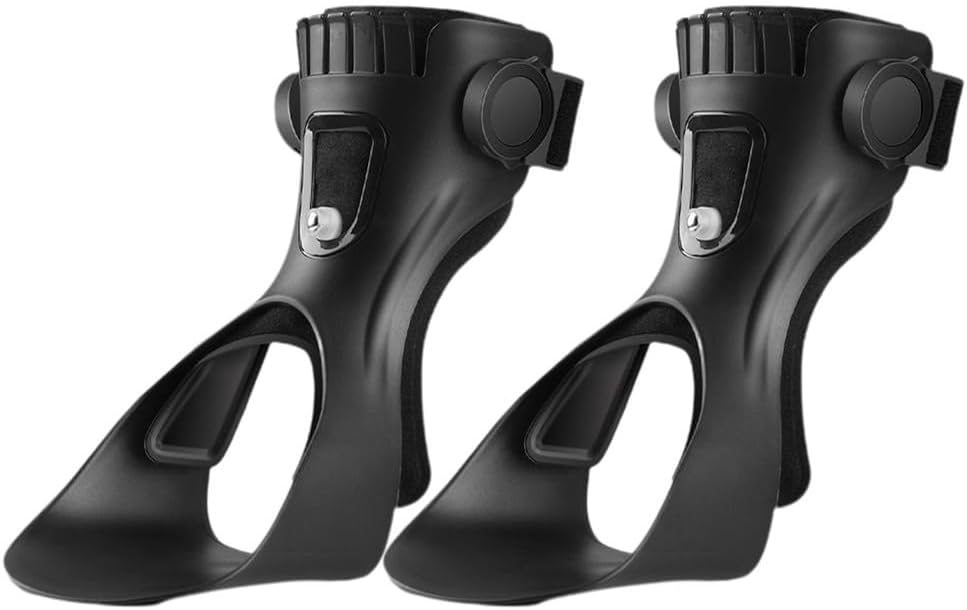 SFKLYU Othopedic Drop Foot, Ankle Stabilizer Brace, Sleeping Drop Foot Support, AFO Drop Foot Splint for Treating Plantar Fasciitis and Achilles Tendonitis,C a Pair
