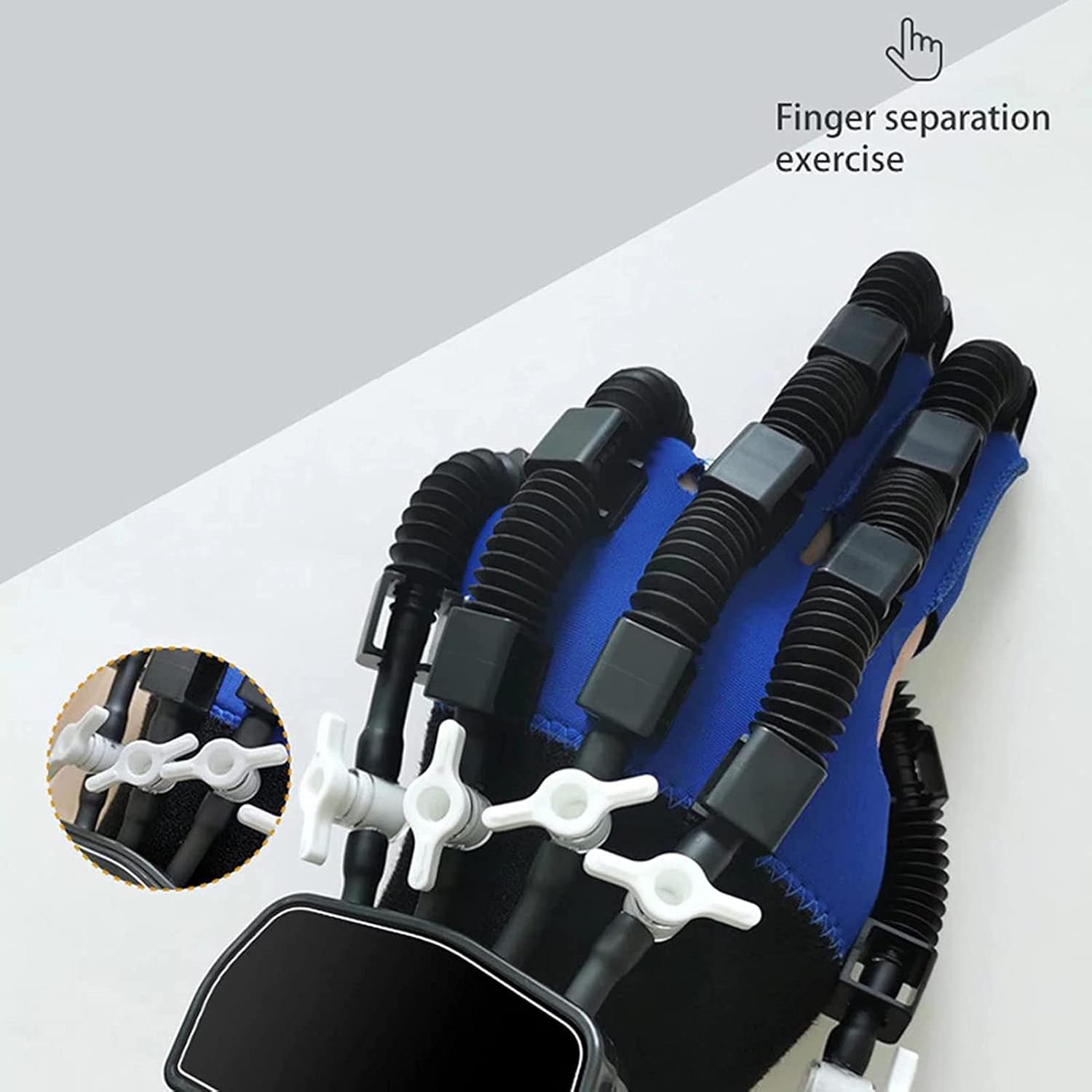 Finger Training Stroke Hand Splint Rehabilitation Robot Gloves Finger Straightening Brace Guard Protector for Patients with Hand Dysfunction