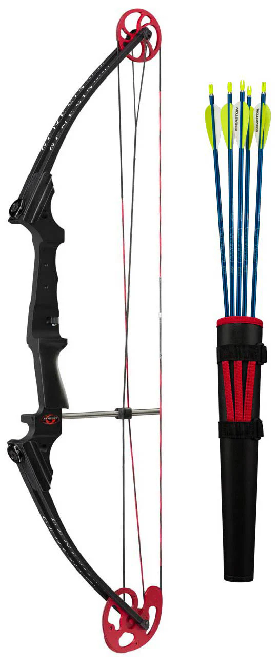 Genesis Archery Original Compound Bow Kit (Left Hand, Black)