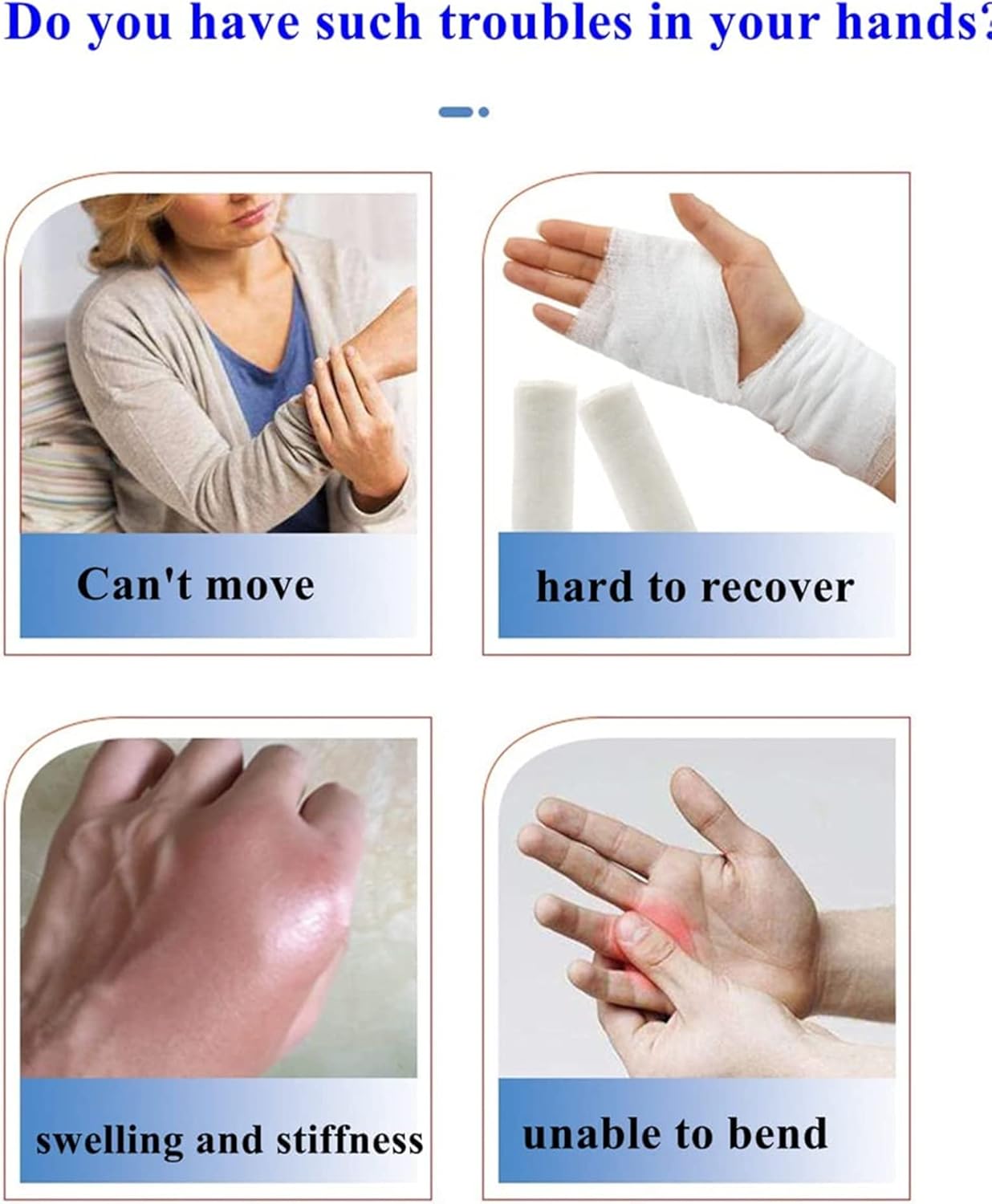 Rehabilitation Robot Gloves, Functional Finger Rehabilitation Trainer, for Stroke Hemiplegia Arthritis Hand Patients(Size:L Code,Color:Left Hand)