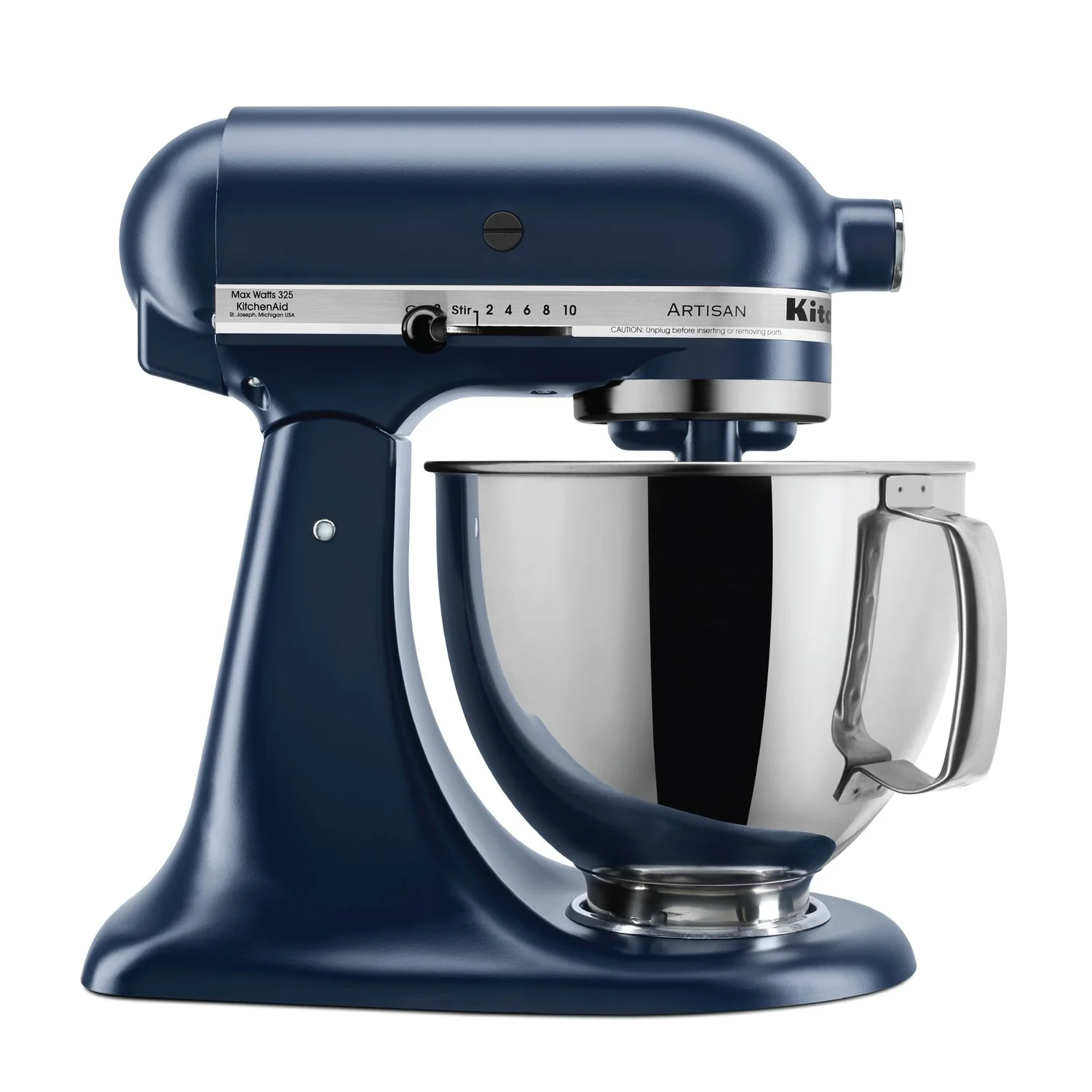 KitchenAid Artisan 5 Quart Tilt-Head Stand Mixer in Ink Blue (KSM150PSIB)