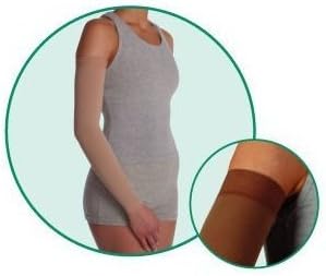 Arm Sleeve MX Long with Silicone Border, Beige, Size 4, Large, Compression 30-40 mmHg, Model 2002MX