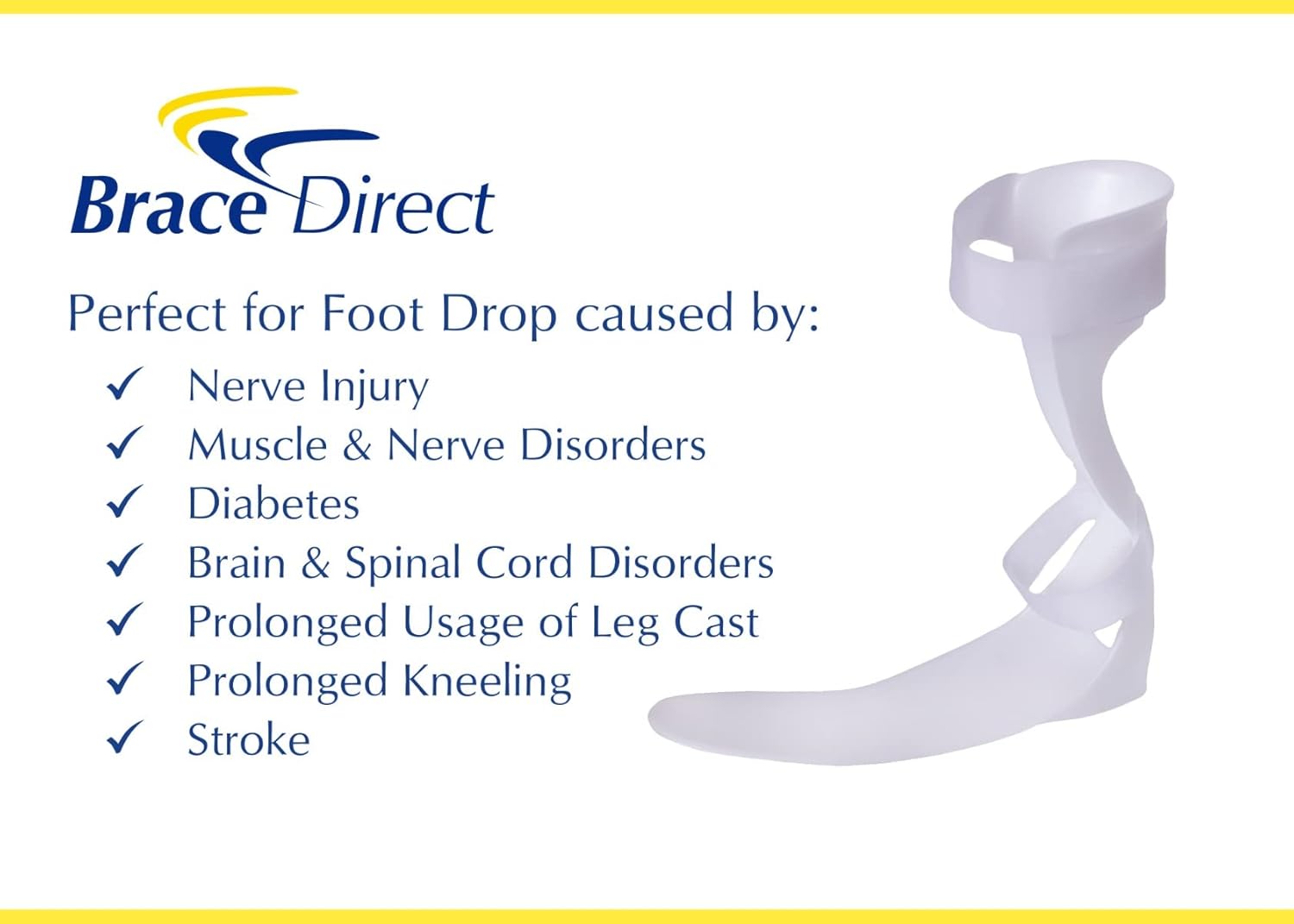 Brace Direct Right AFO + Small Night Splint