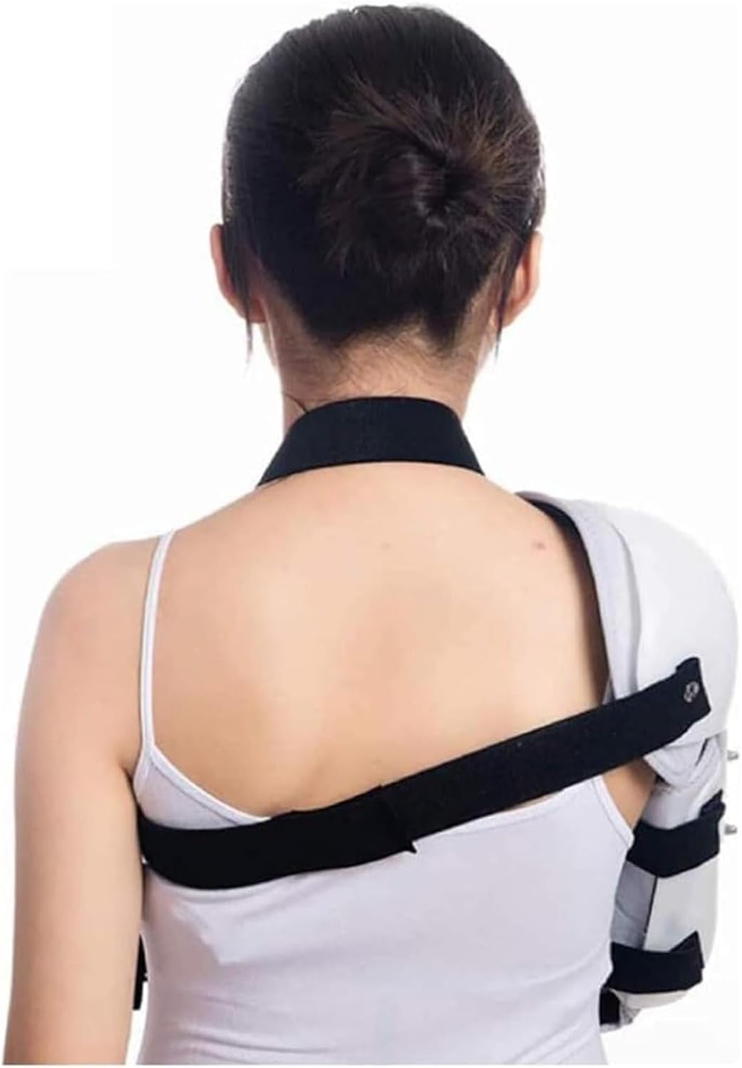Multifunction Shoulder Immobilizer Brace, Right/Left Arm Sling Support for Upper Limb InjuriesRotator Cuff Brace, Adjustable Hand Forearm Sling, for Broken,Dislocated, Fracture, Recovery Support.(Left