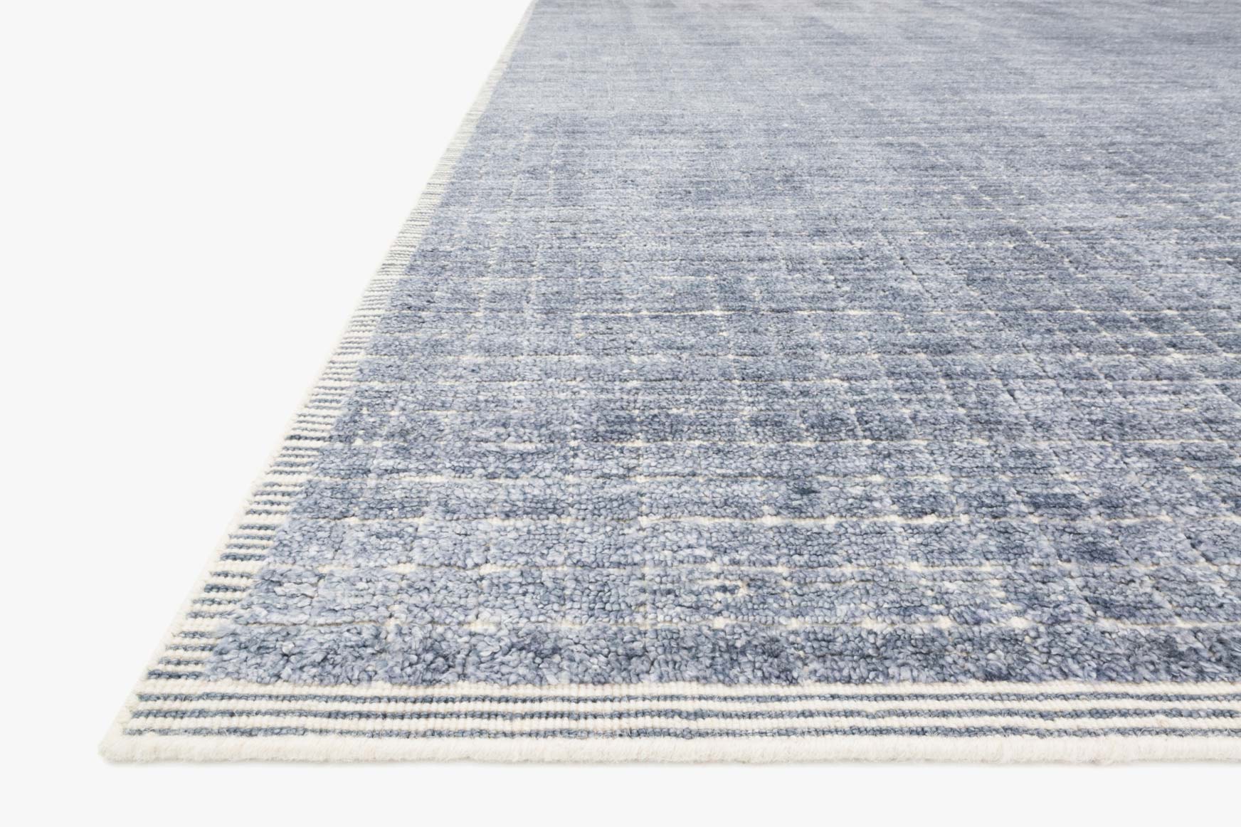 Loloi Beverly Collection - Contemporary Hand Loomed Rug in Denim (BEV-01)
