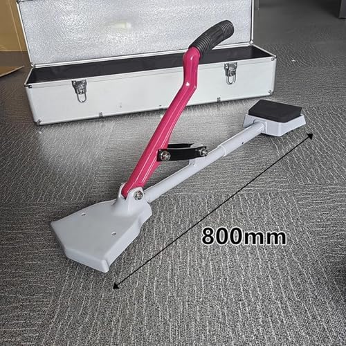 Kneeless Carpet Stretcher,Fit Laying Tool w/Soft Rubber Handle and Grippers for DIY Use,Essential Fitting Tool for Flooring Projects