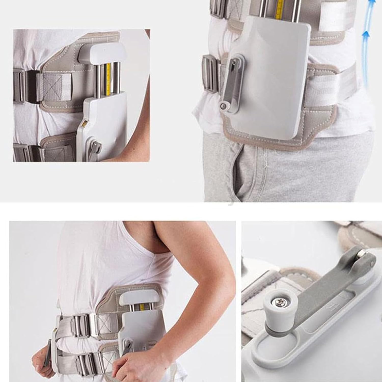 Lumbar Traction Decompression Back Belt,Spinal Lumbar Disc Traction Tractor Back Brace,Professional Lumbar Traction Device,for Back Spinal Pain Relief
