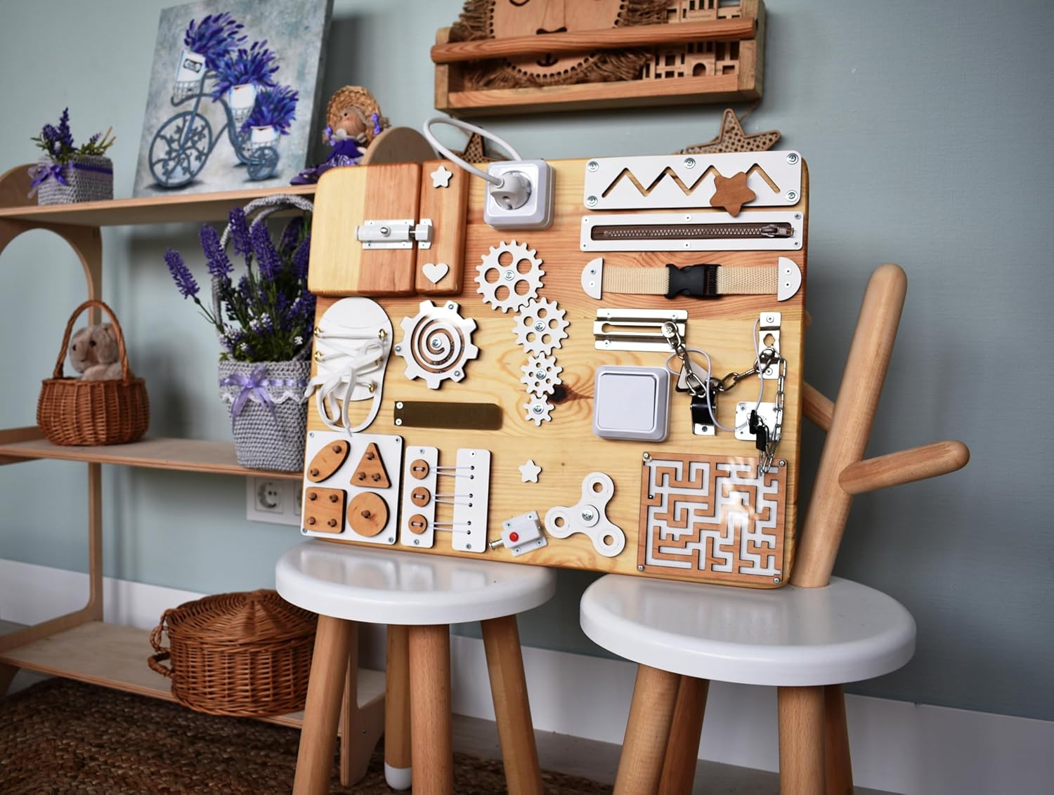 Personalized adult sensory boards Dementia activity, autism busy board fidget toy, alzheimer activities, gifts for grandparents