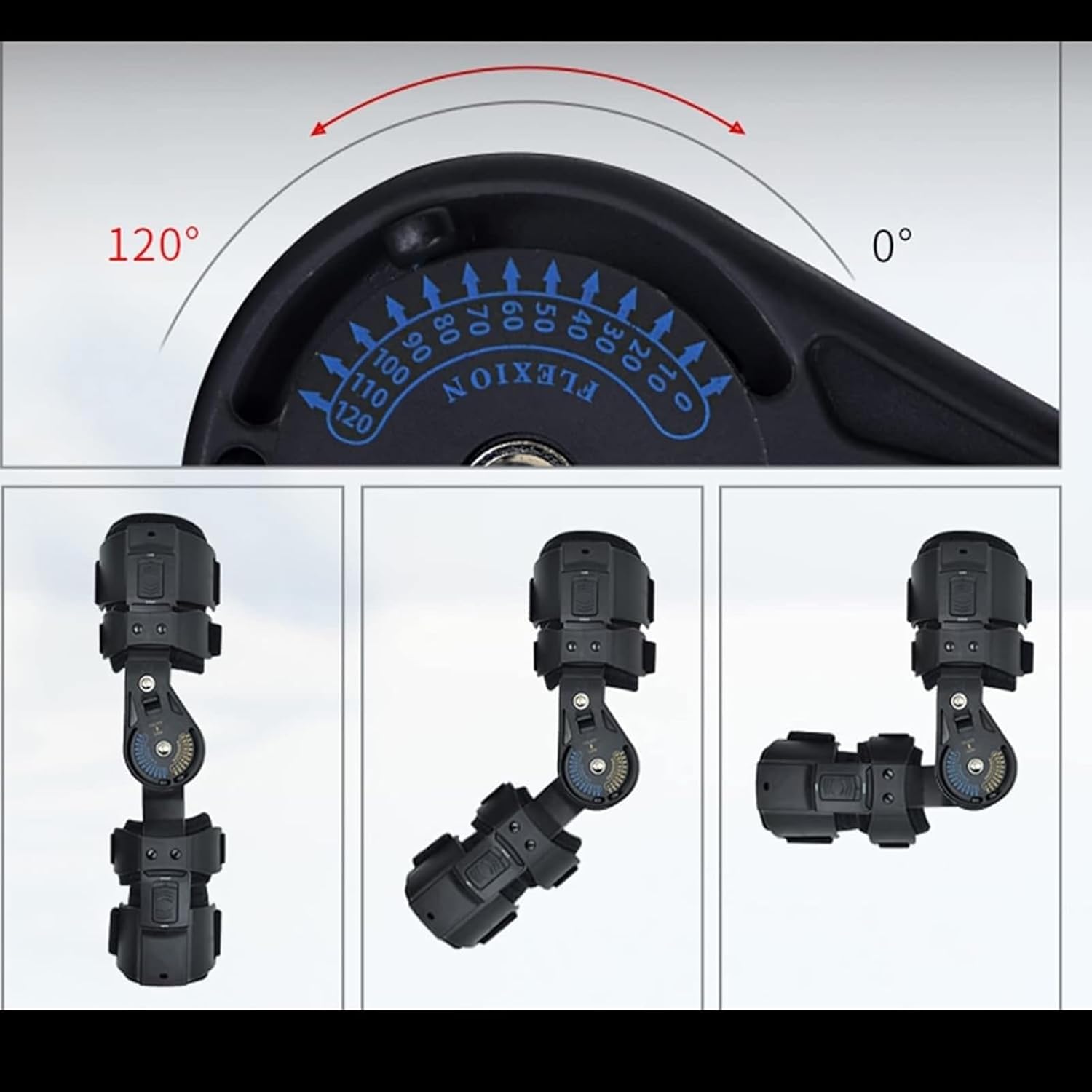 Adjustable Elbow Immobilization Brace Rehabilitation Equipment Arm Fracture Correction Brace for Elbow Injuries Ligament Injuries Fractures Arthritis