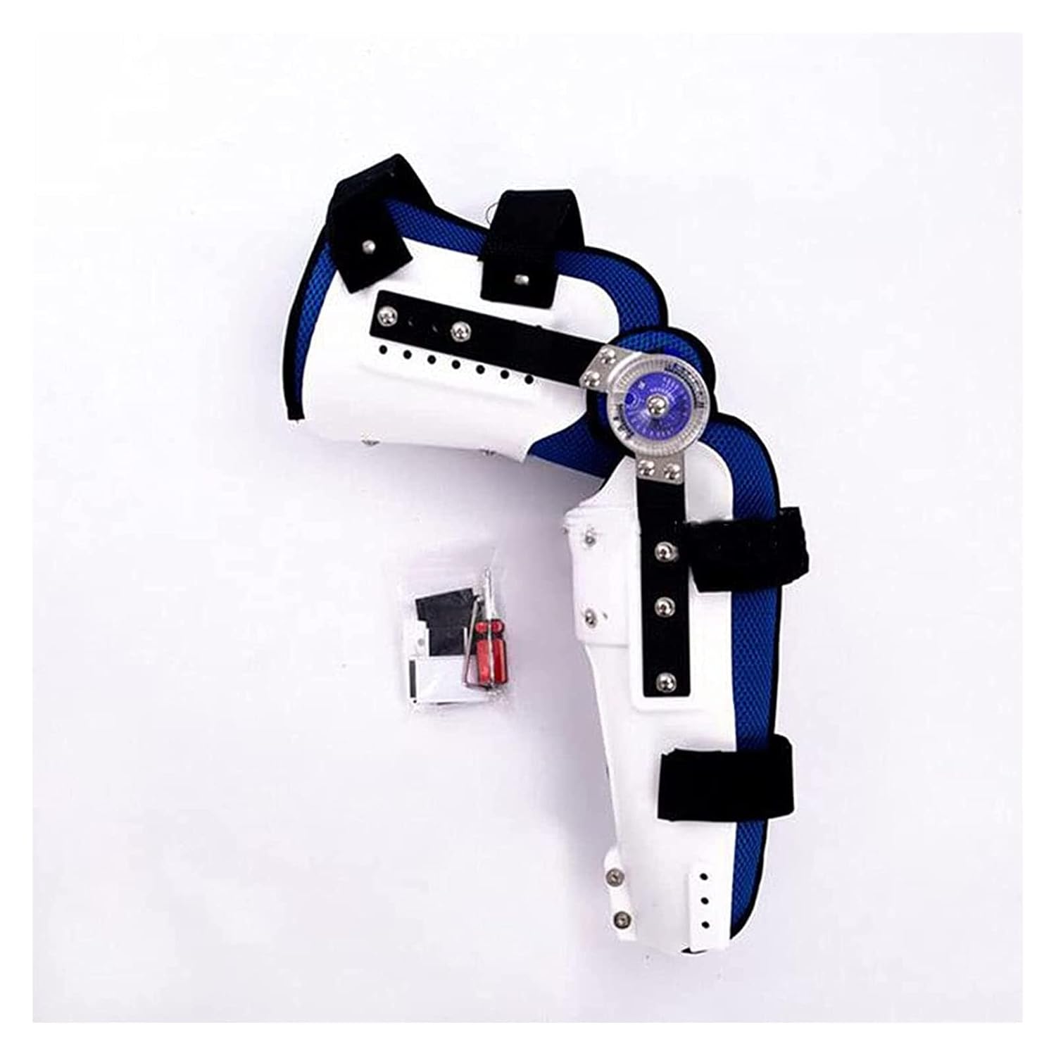 Adjustable Knee Support Brace Orthosis Breathable Knee Foot Orthosis Braces Hinged Knee Hip Supports Immobilizer Durable Hip Walking Fixed with Walking Boots Brace Easy to (