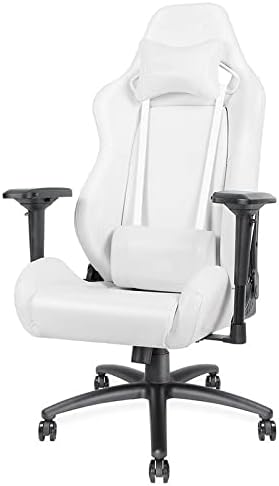 Gaming Chair Ergonomic High Back Swivel Chair,Swivel Racing Chair with Adjustable Armrest with Lumbar Support Arms Headrest High Back Pu Leather Ergonomic Desk Chair Comf,