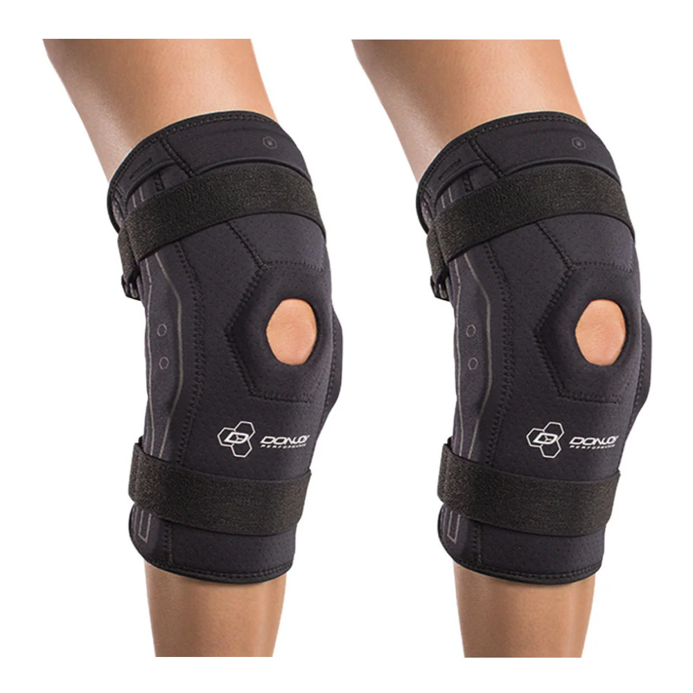 DonJoy Performance Bionic Knee Brace (Black, Extra Large, 2-Pack)