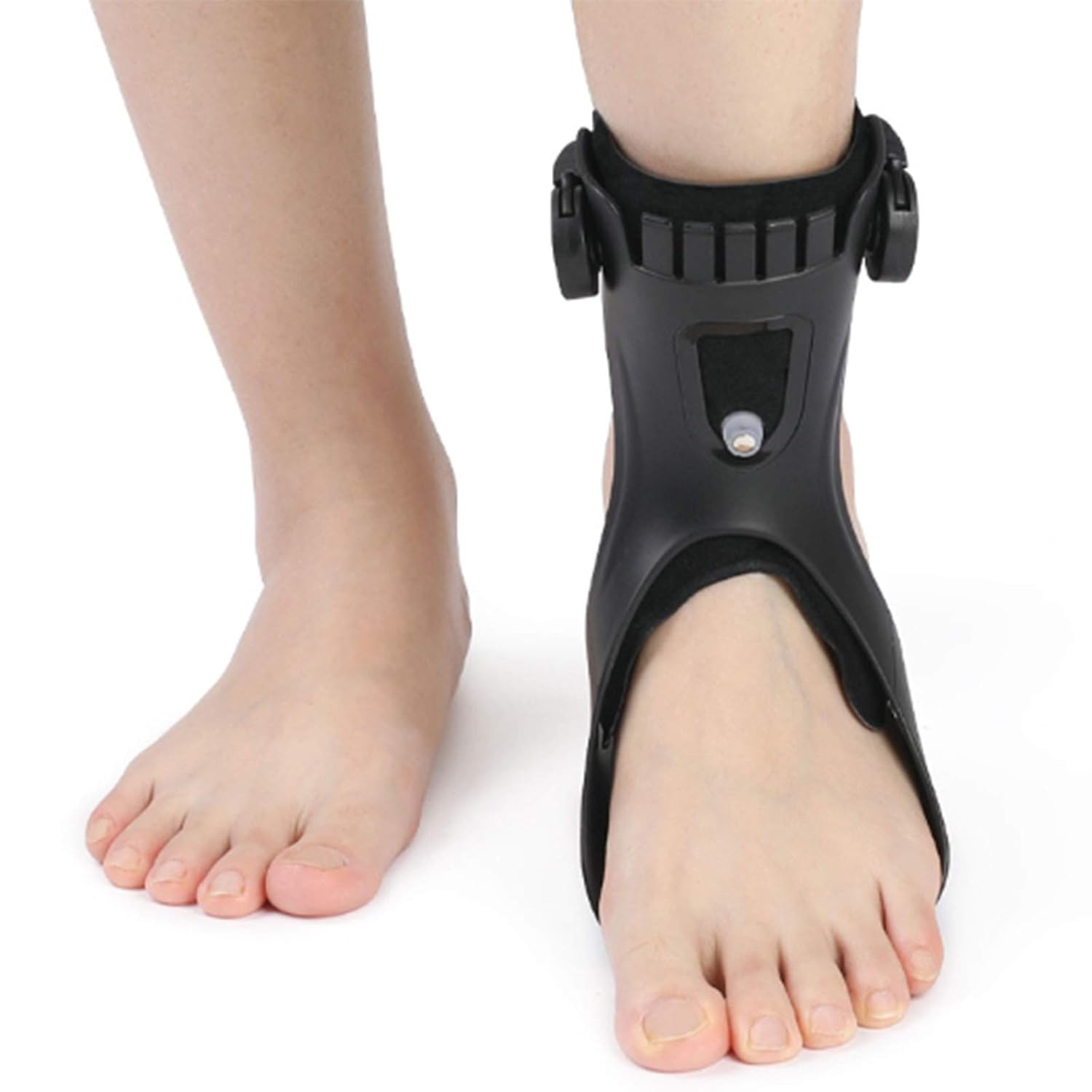 HUANGJUN Foot Drop Orthosis Drop Foot Support Brace Ankle Brace Ankle Splint for Sprains, Tendonitis/Women and Men,1 Pair,L