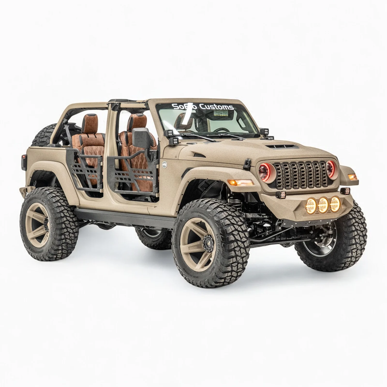 Jeep Wrangler Mojave Style Hood 2018-2026