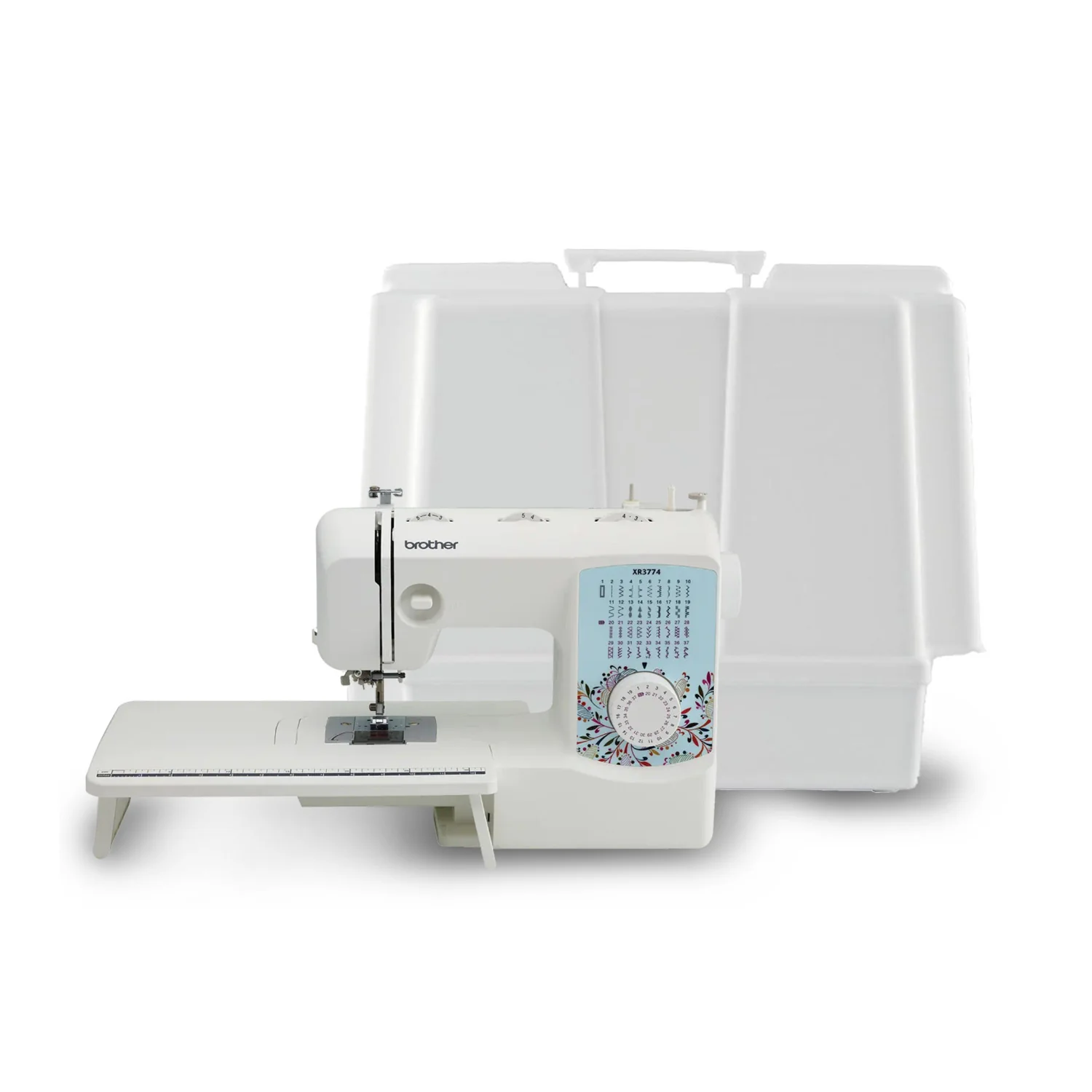 Brother XR3774 Wide Table Sewing and Quilting Machine with Hard Case Bundle