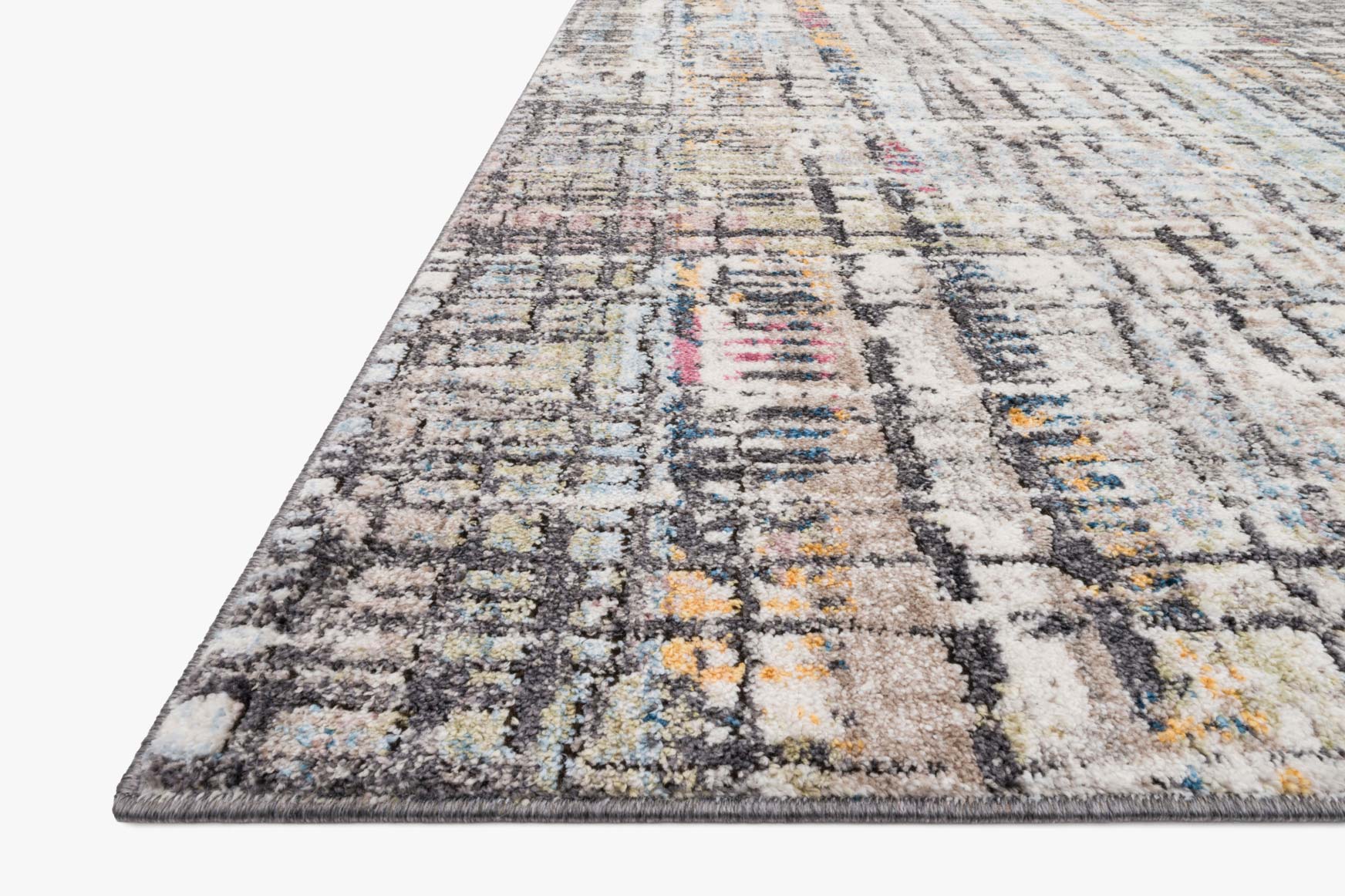 Loloi Medusa Collection - Contemporary Power Loomed Rug in Charcoal (MED-08)