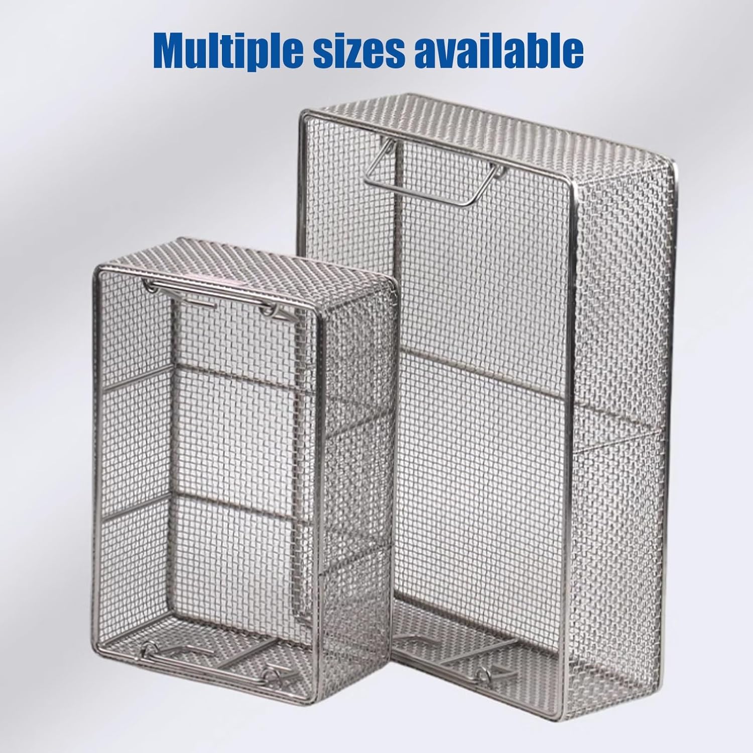 Sterilisation Tray for Medical Instruments (one), Square Sterilisation Tray, 304 Stainless Steel, Various Sizes Available, for Surgical and Dental Use(20x30x15cm)