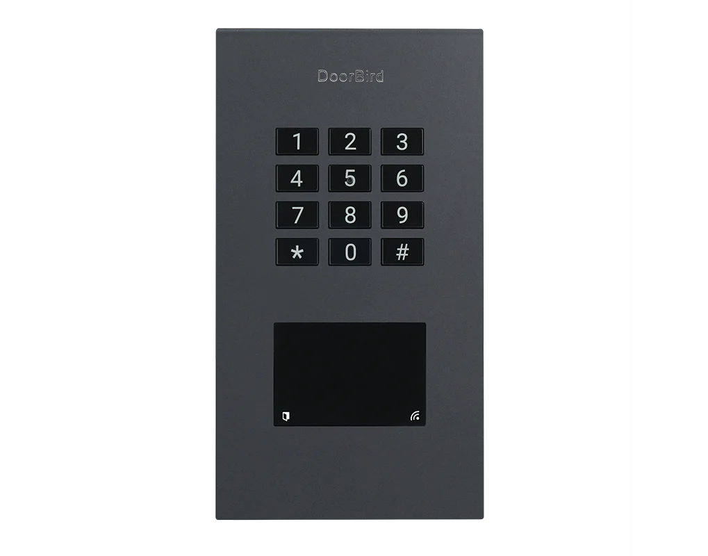 DoorBird A1121 Flush-Mount IP Access Control Device in Anthracite Grey, RAL 7016