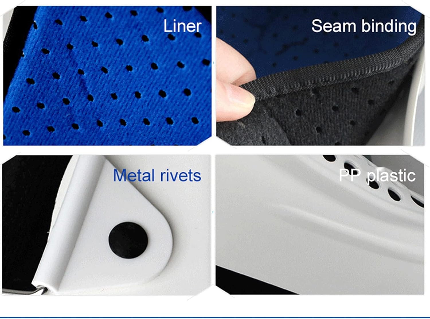 Orthosis Walking Boot Ankle Brace Support Foot Comfortable and Breathable Non-Slip Leg for Fracture Rehabilitation Nursing Care Fixed Pain Relief White (White)