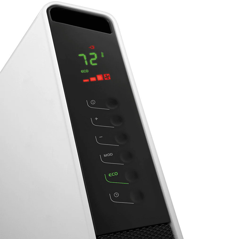 Delonghi Convection Heater Panel Heater w/Dual Fan