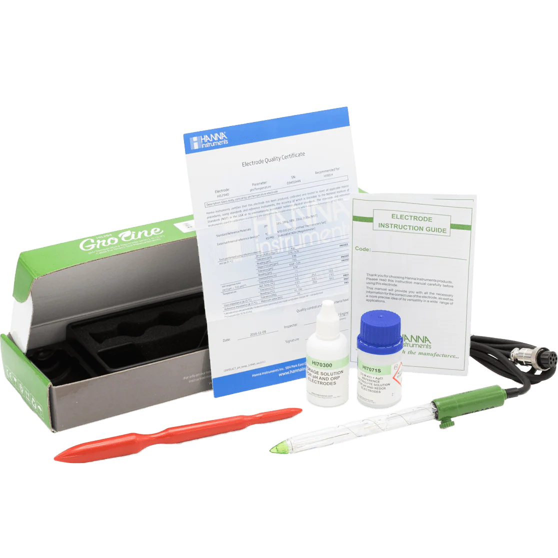Hanna Instruments GroLine Direct Soil and Soilless Media pH electrode (HI12943)
