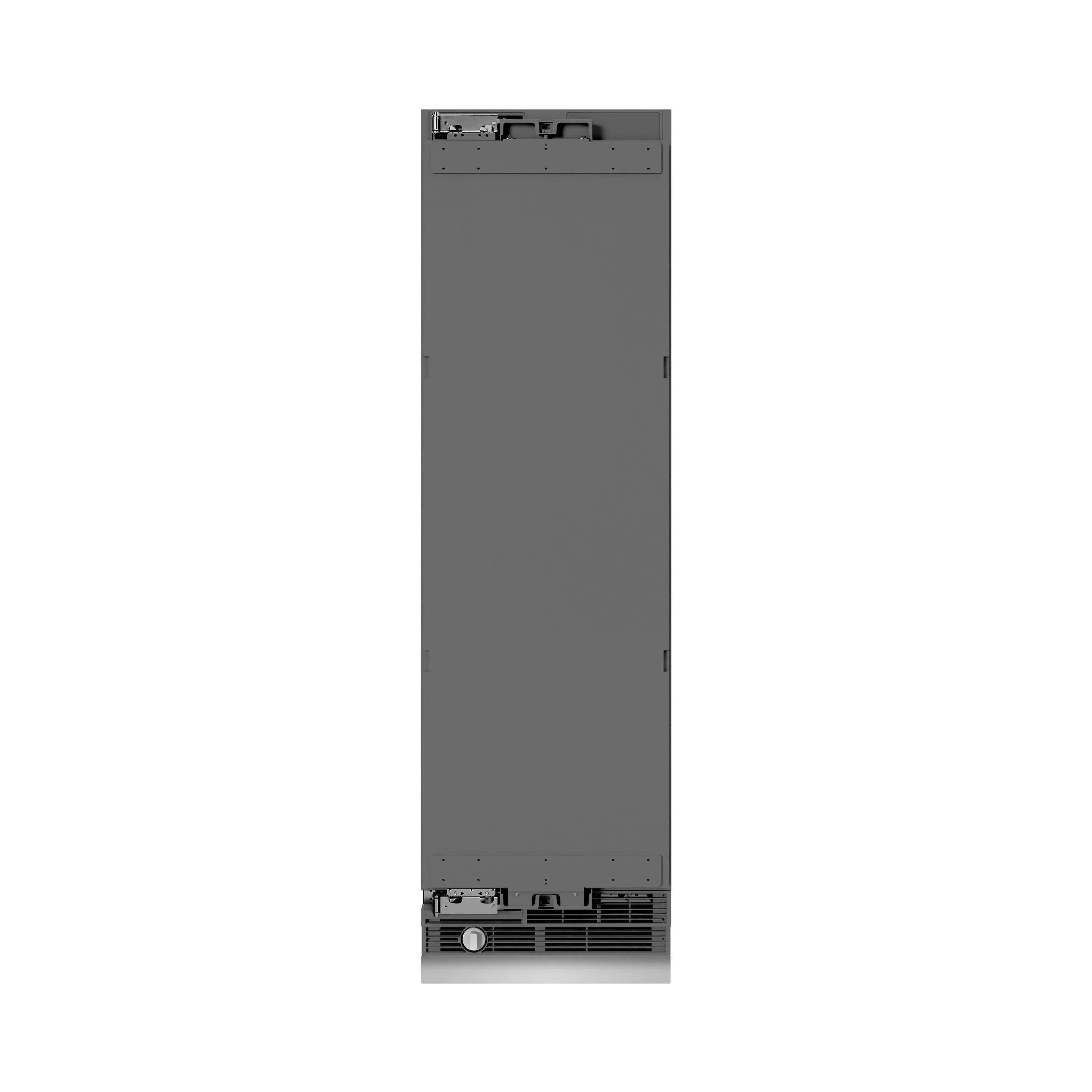 ZLINE 24-Inch 12.4 Cu. Ft. Panel Ready Column Freezer with Graphite Gray Interior (RBCFV-24)