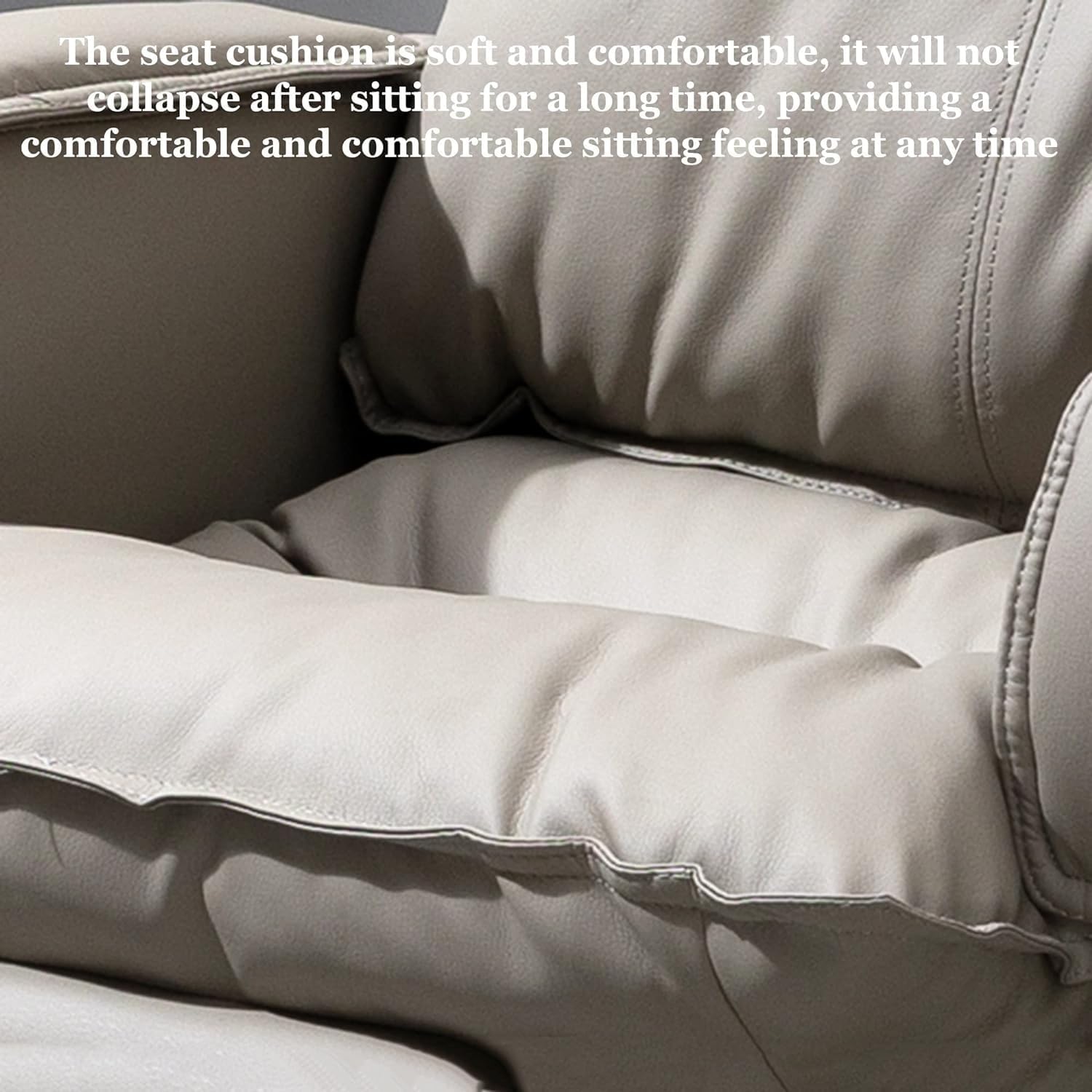 Arm Chair Executive Office Chair PU Leather Computer Desk Chair with Lumbar Support and Footrest, High Back Swivel Chair for Conference Room Work Study (Brown-One Size