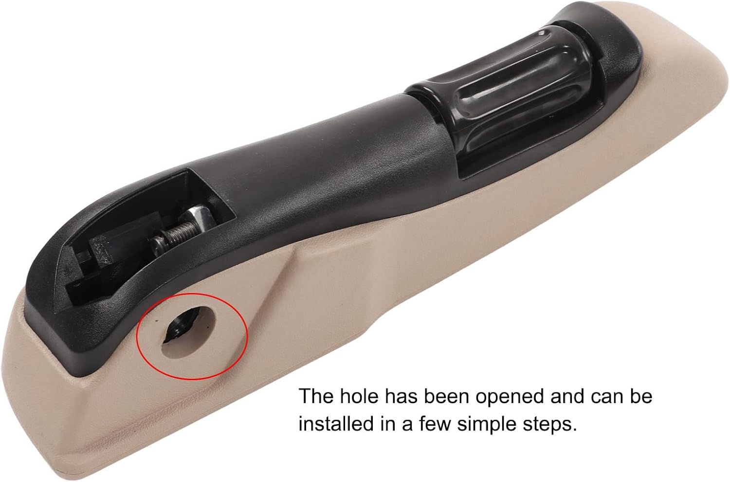 1 Pair Car Armrest, Car Arm Pad 0‑120 Degree Car Wrist Rest Interior Beige Universal for RV Trucks