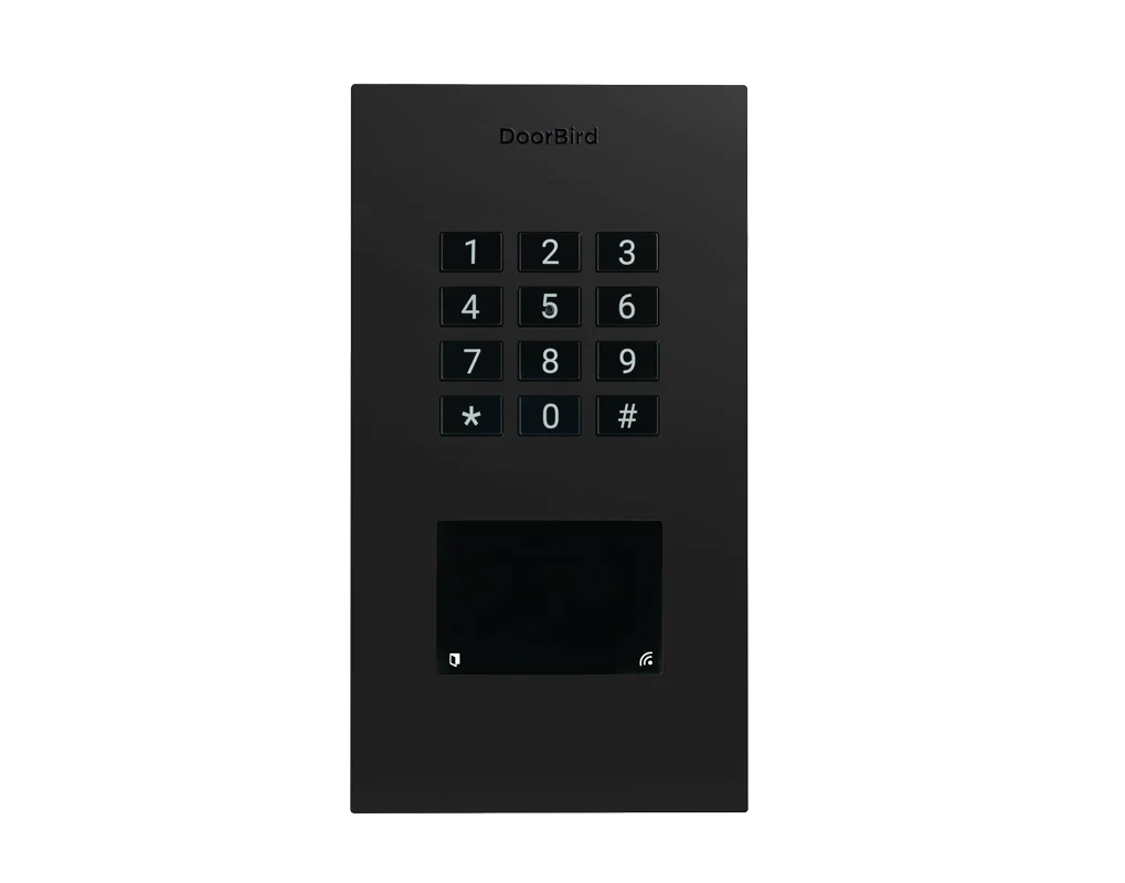 DoorBird A1121 Flush-Mount IP Access Control Device in Graphite Black