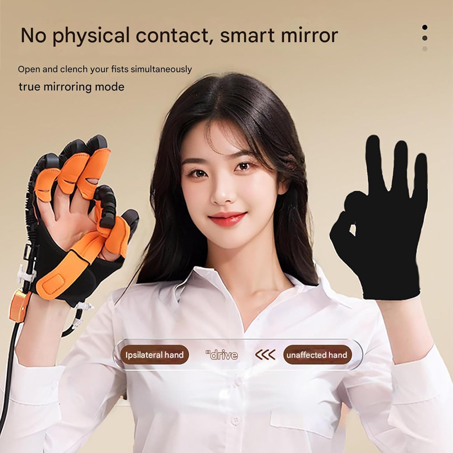 2025 Rehabilitation Robot Gloves, Upgrades Hand Massager Stroke Therapy Equipment, 4 Workout Modes, 5 Speeds Adjustable, for Long Term Relief Finger Cramps