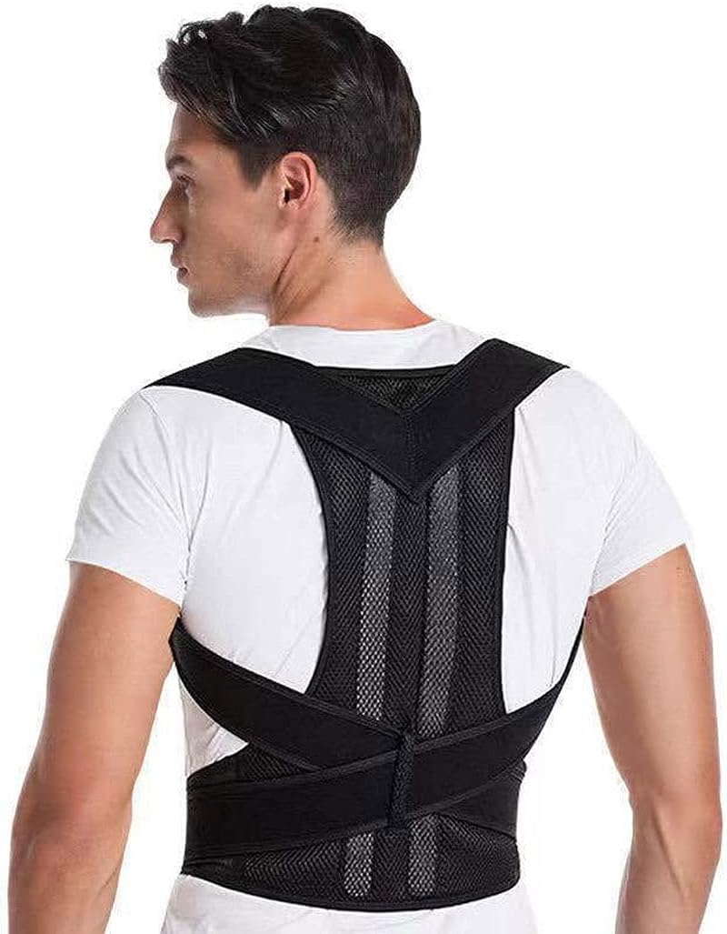 Posture Corrector for Women Men Kids Adjustable Shoulder Straps Back Brace Posture Support Belt Back Straightener Waist Trainer for Neck Pain Relief,XXXX,XXXX