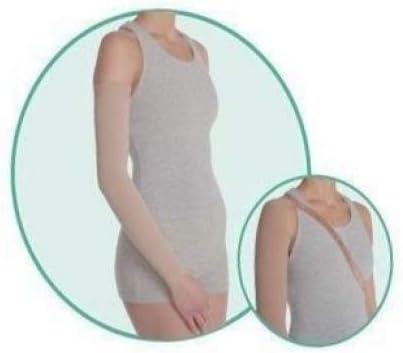 Varin Soft-In Max Arm Sleeve - Long, Beige, Size 6, XXLarge, Compression 20-30 mmHg, Model 3511MX