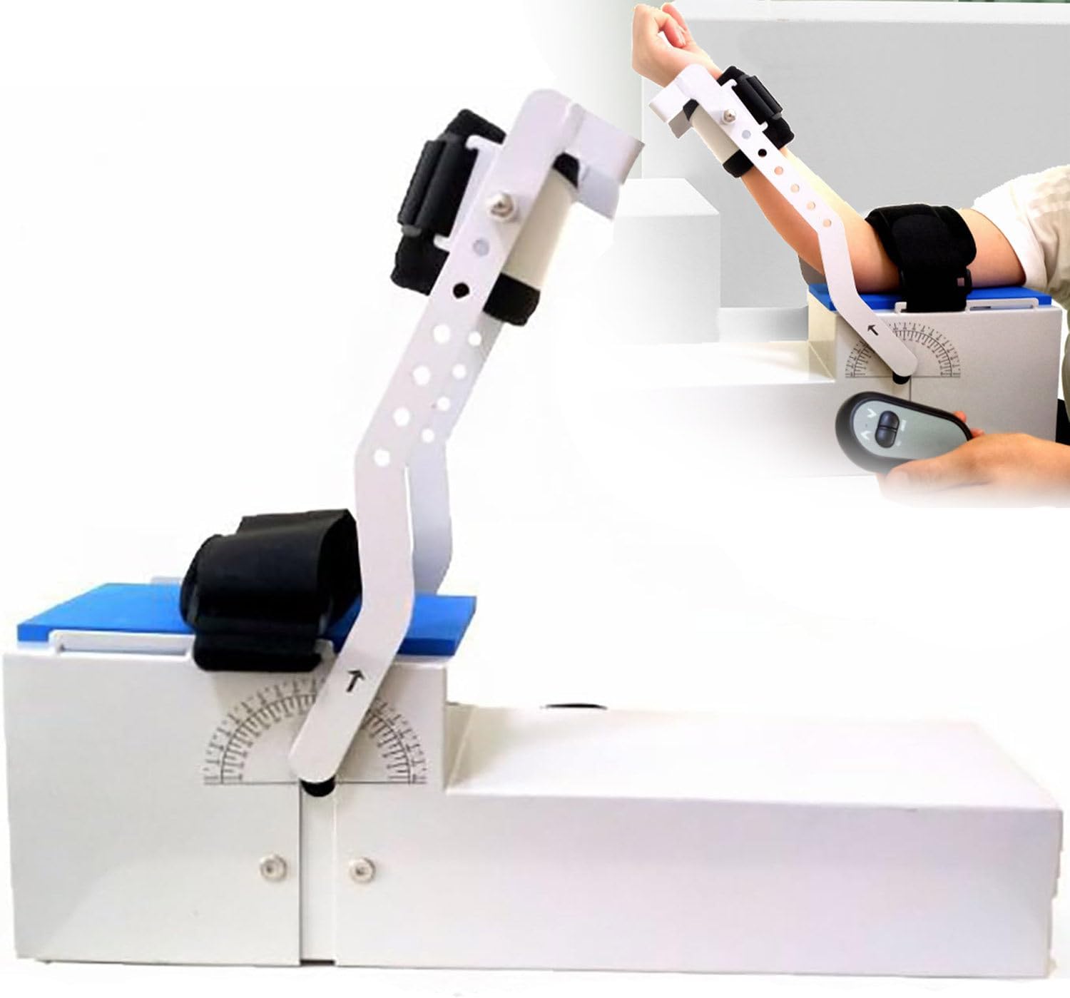 Elbow Stretching Rehabilitation Training Device -20° to 150° Flexion Angle Extension Adjustable Forearm Support