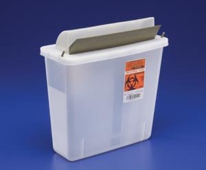 Covidien Medical 85121 Covidien Kendall Sharps Container, 10.75W x 4.75D x 11H In. 20 Per Case