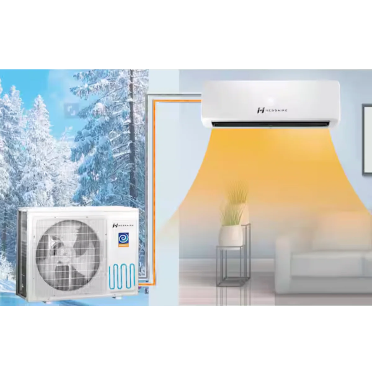 Hessaire DIY 24,000 BTU Ductless Mini Split Heat Pump